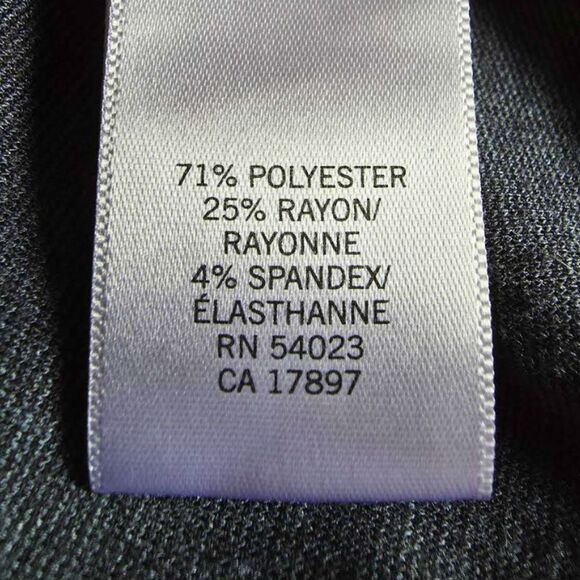 Banana Republic Gray Sheath Dress 2 Knit Keyhole - Picture 11 of 12